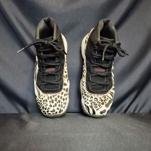Nike Black and Leopard Print Sneakers